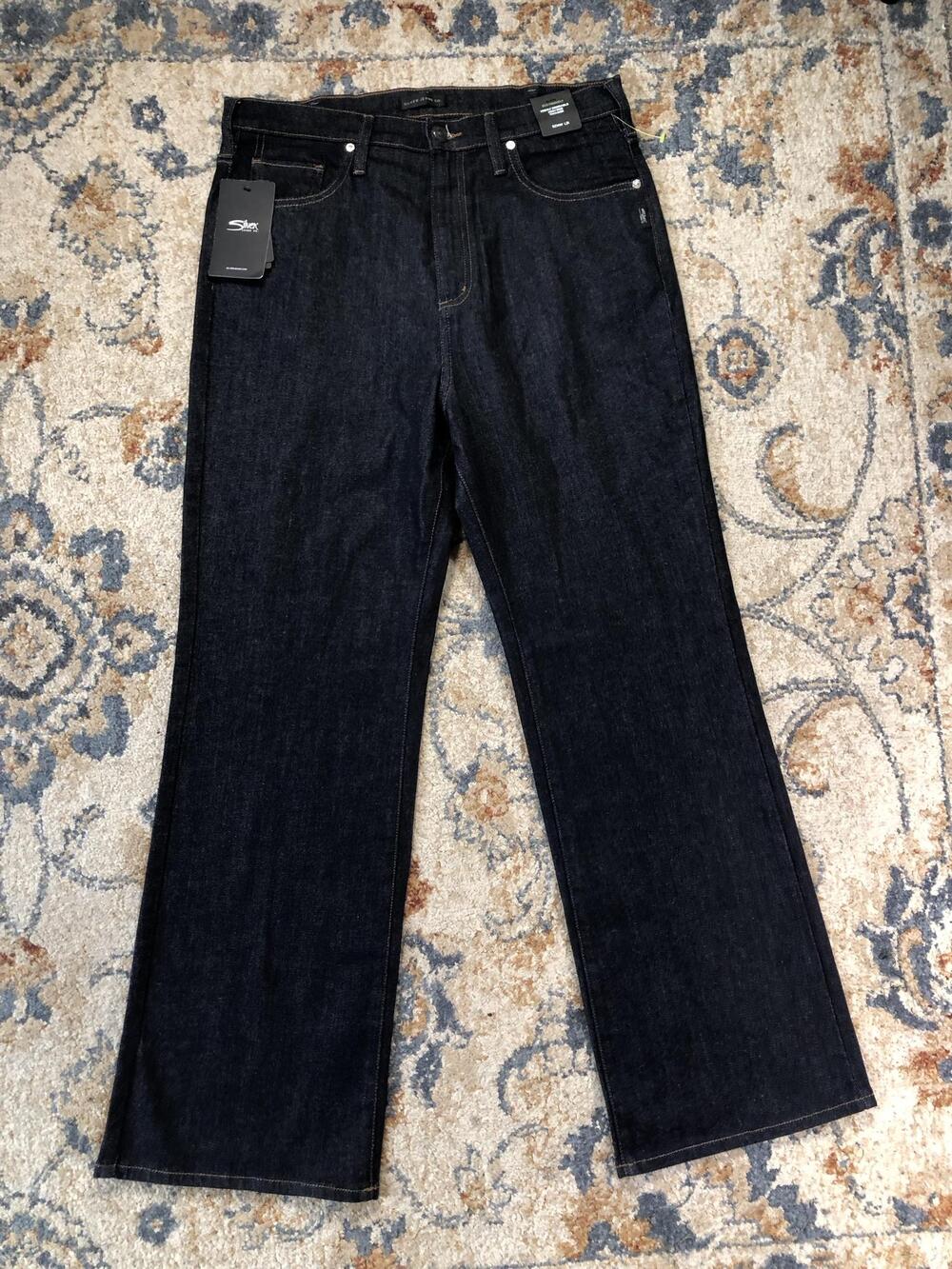 Silver Jeans Co. Jeans Womens 14W Blue Highly Desirable High Rise Trouser Denim